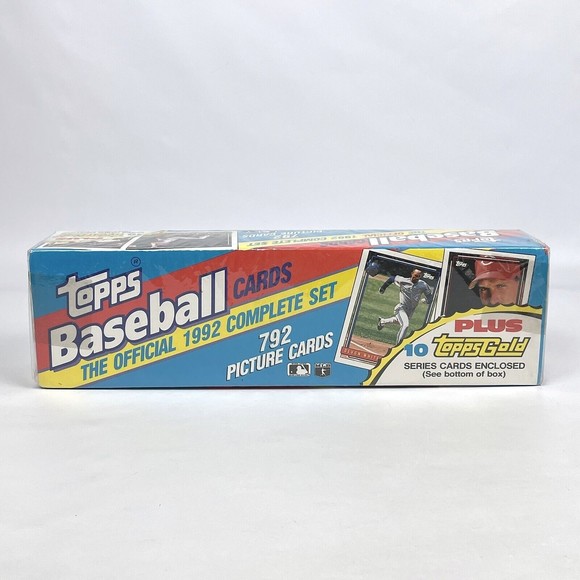 Topps MLB Major League Baseball 1992 Complete Set 792 Cards Factory Sealed Box - Picture 1 of 9